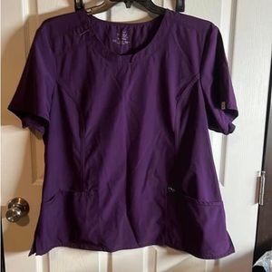 Cherokee infinity eggplant scrub set XL top XLP bottom
